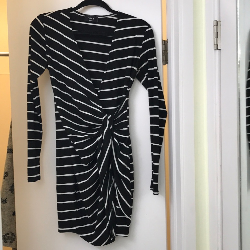 Vici Striped Dress